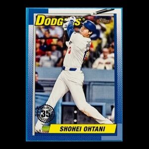 🔥⚾️SHOHEI OHTANI TOPPS BASEBALL CARD - LOS ANGELES DODGERS